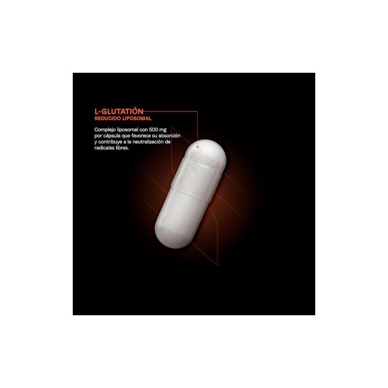 Glutatión Liposomal 500 mg | L-Glutatión Reducido Alta Absorción |