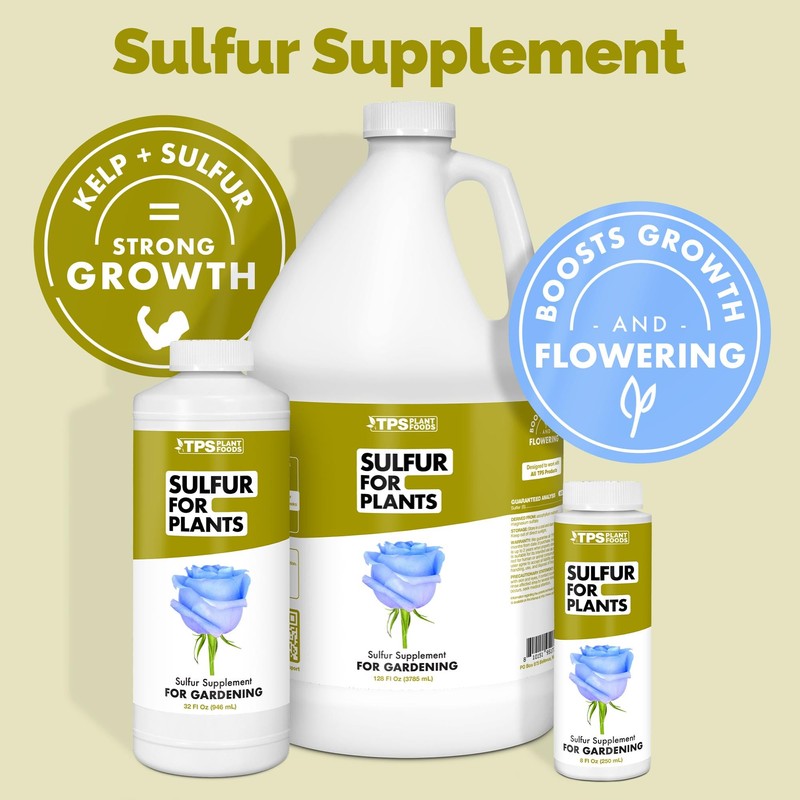 Sulfur Fertilizer for Plants, Micronutrient Sulfur for Boosted Growth and