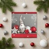 20 Napkins Gnome Santa Claus Stars Baubles Red 33 x