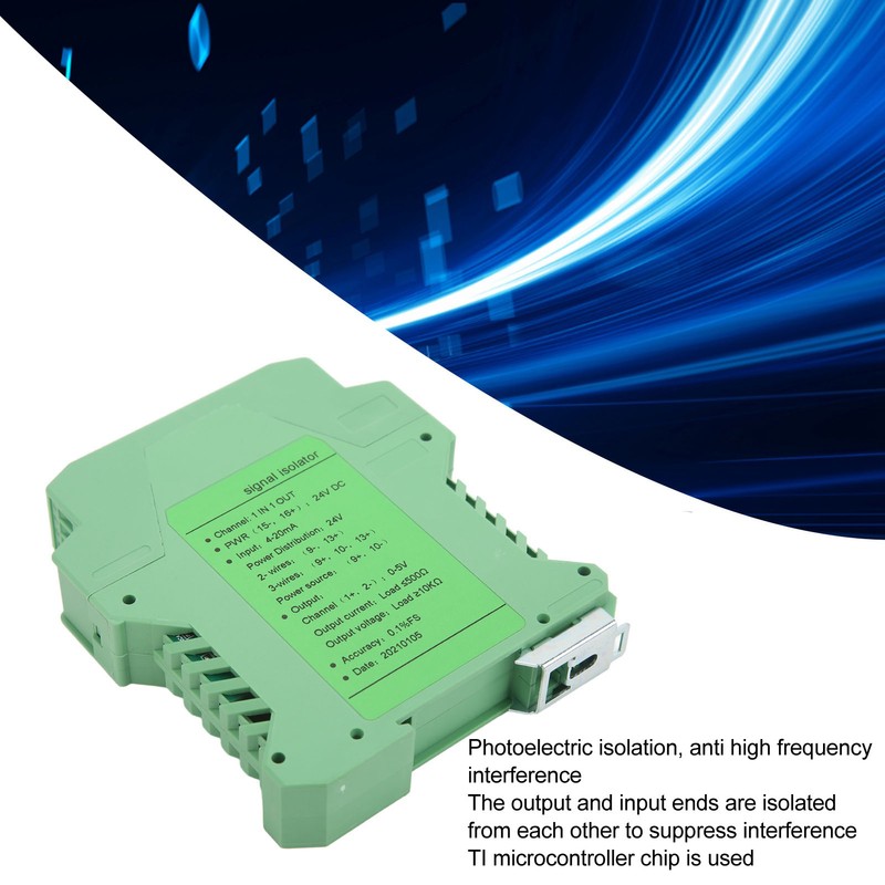 DC Current Signal Isolator 1 in 1 Out 4‑20mA PLC