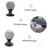 IWOWHERO Tabletop Speaker Holder for Mini Audio Stand with Cable