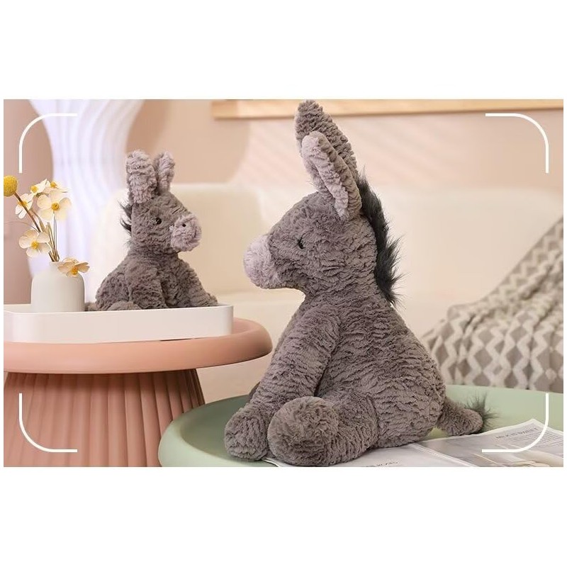 DHXSTSM Donkey Stuffed Animal,Stuffed Donkey Plush Toy -23.6 Inches