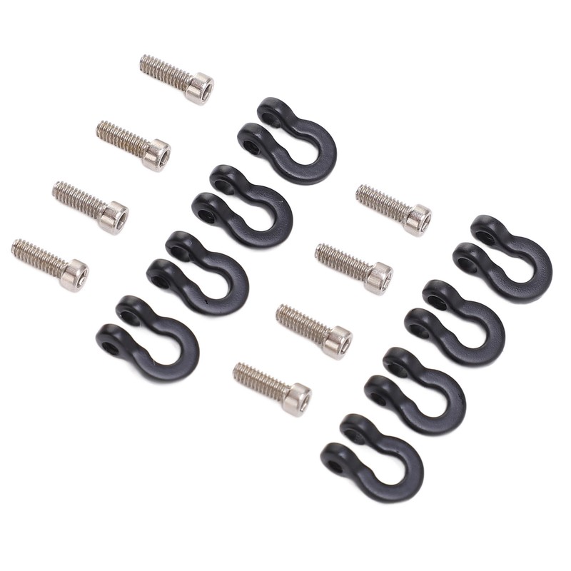 8pcs Metal Front Rear Bumper Trailer Hook for 1/24 RC