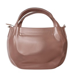 KMISSO Elegant vegan women's handbag made of faux leather with shoulder function 30610, Rose Gold