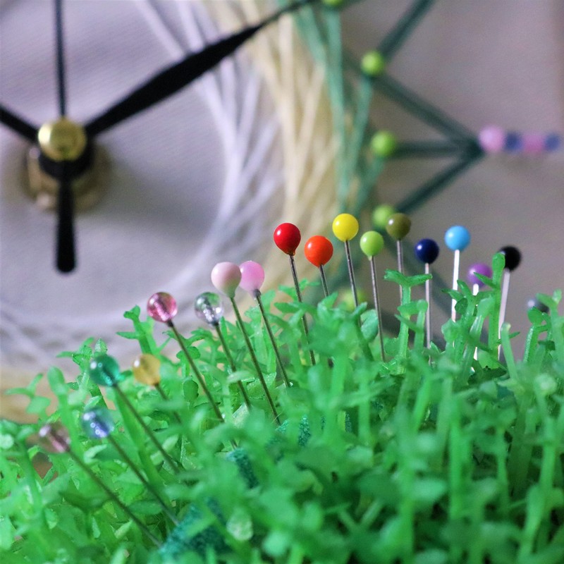 TUKUMO Glass Ball Needle Waiting Needle String Art Applique Patchwork