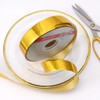 FAKILO 2.5cm x 100Yards Gold Laser Curling Ribbon, Waterproof Outdoor
