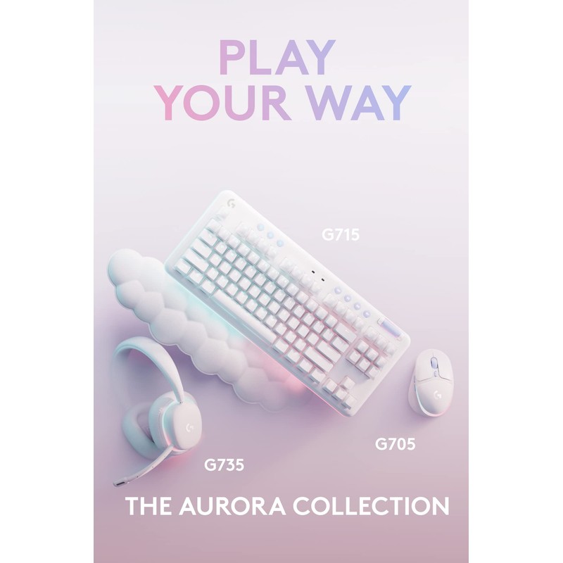 Logicool G G705 Gaming Mouse, Bluetooth LightSPEed, Wireless, 2 Wireless