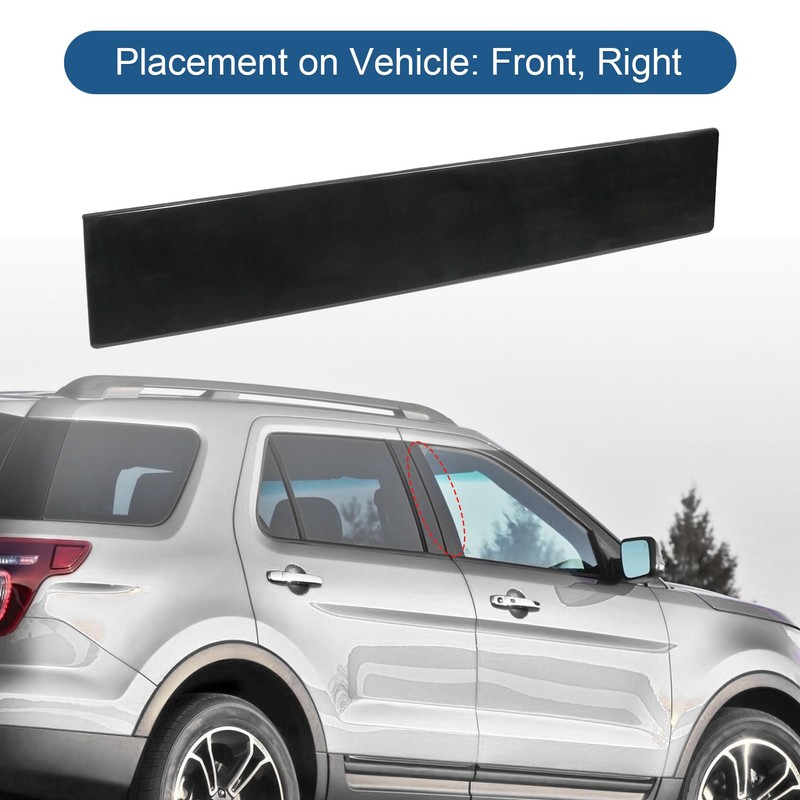 B Pillar Molding Trim 926-449 Front Right Passenger Side Door