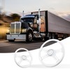 QYMOPAY 18" Solid Wood lacquering Truck Steering Wheel 4 Spoke