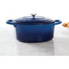 Crock Pot Artisan Enameled Cast Iron 7-Quart Oval Dutch Oven,