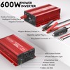 600W Car Power Inverter 12V DC to 110V AC Car