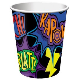 Creative Converting - Super Hero Fun 9 oz. 3D Paper Cups