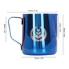 350ml Coffee Milk Frothing Pitcher Cup Thickened 304 Stainless Steel