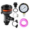 DELEYAPARS Air Relief Manual Valve Assembly 98209800 with Pressure Gauge
