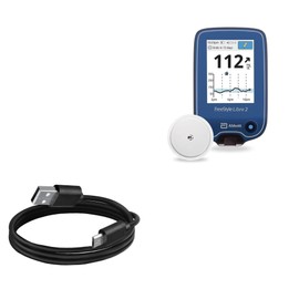 BoxWave Cable Compatible with Freestyle Libre 2 Reader - DirectSync Cable, Durable Charge and Sync