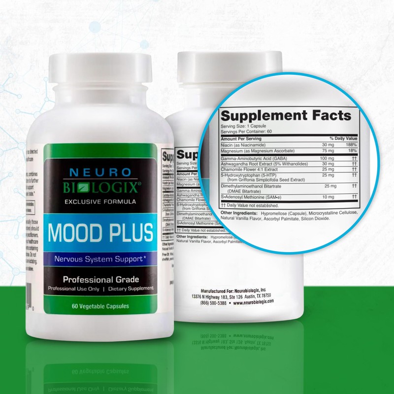 Neuro biologix Mood Plus Complete Mood Support Supplement - Calming