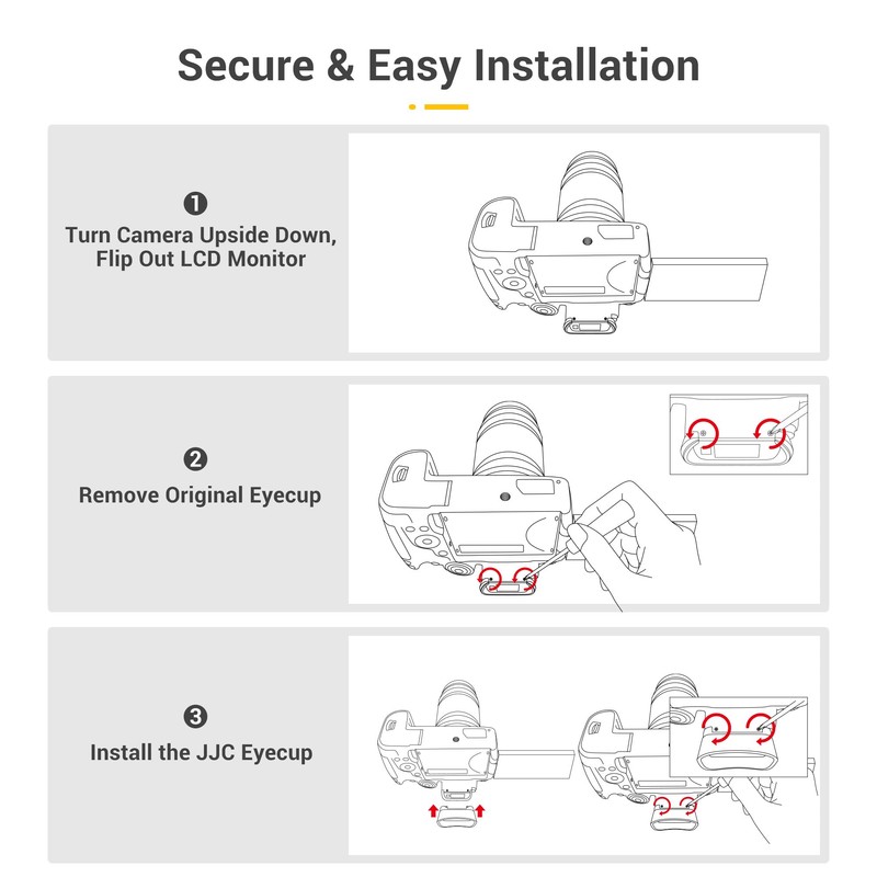 Extra Large EOS R5 Mark II Eyecup, Round Soft Silicon