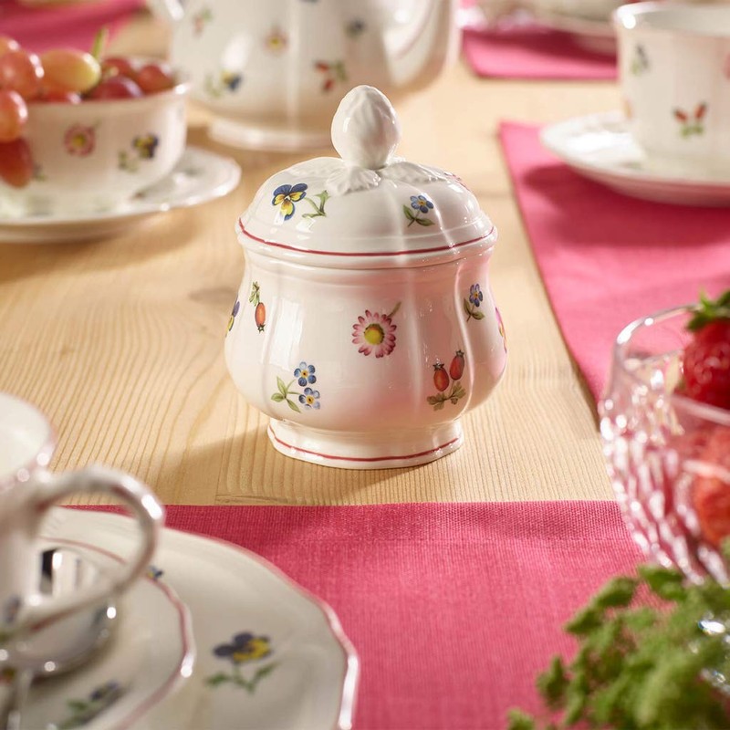 Villeroy & Boch Petite Fleur 0.20 Litre Covered Sugar, 6