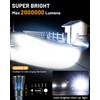 Rechargeable Flashlights 2000000 High Lumens Super Bright LED Flashlight Flash