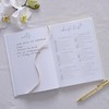 Ginger Ray White Embossed Wedding Planner with 49 Gold-Edged Pages