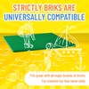 Strictly Briks Classic Big Briks Stackable Baseplates, Large Pegs for