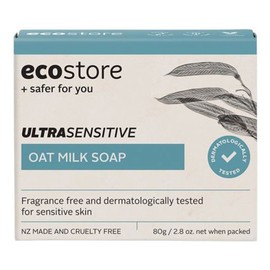 ecostore Boxed Soap - Ultra Sensitive Oat Milk, 80g