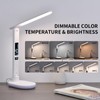 Morwealth LED Desk Lamp with 10W QI Wireless Charging, Flexo