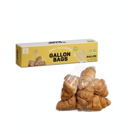 24/7 Bags Twist Tie Gallon Bags, 150 Count, Easy To Use, Twist-Ties Include, Food Contact Safe