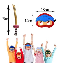 Ninjaoo Birthday Decoration, Children's Birthday Party Bags, Ninja Birthday Party Bags, Advent Calendar Contents for Girls, Boys, Mini Gifts, Birthday, Party Decoration