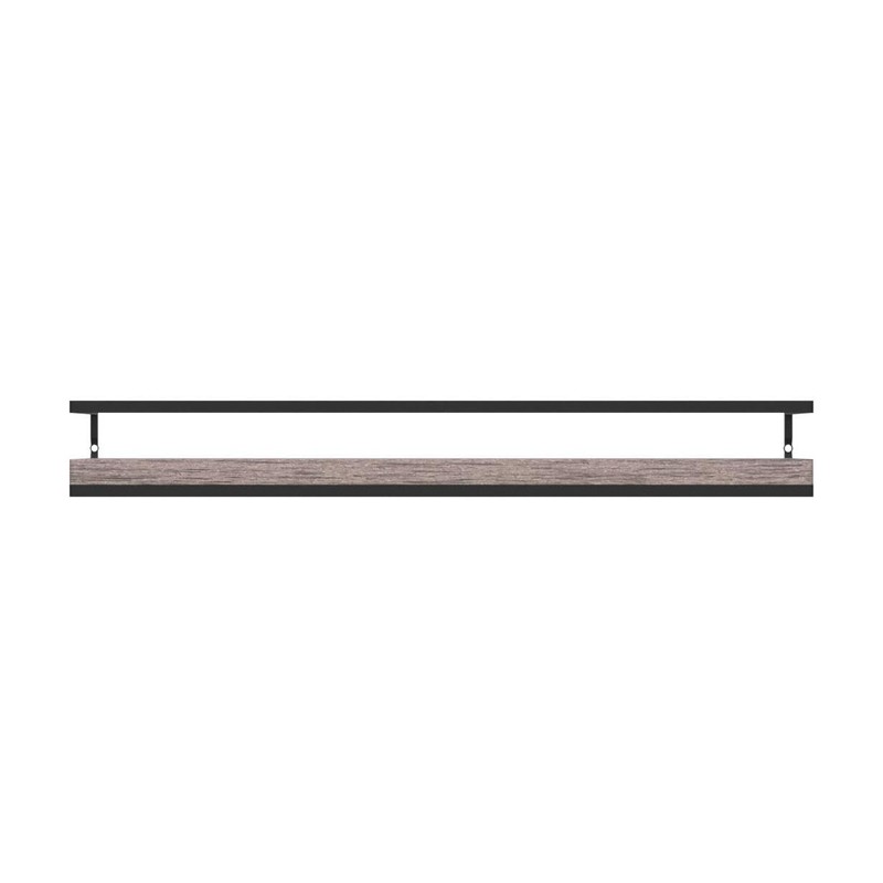 Meangood Floating Shelves Wall Mounted Set of 2, Rustic Wood
