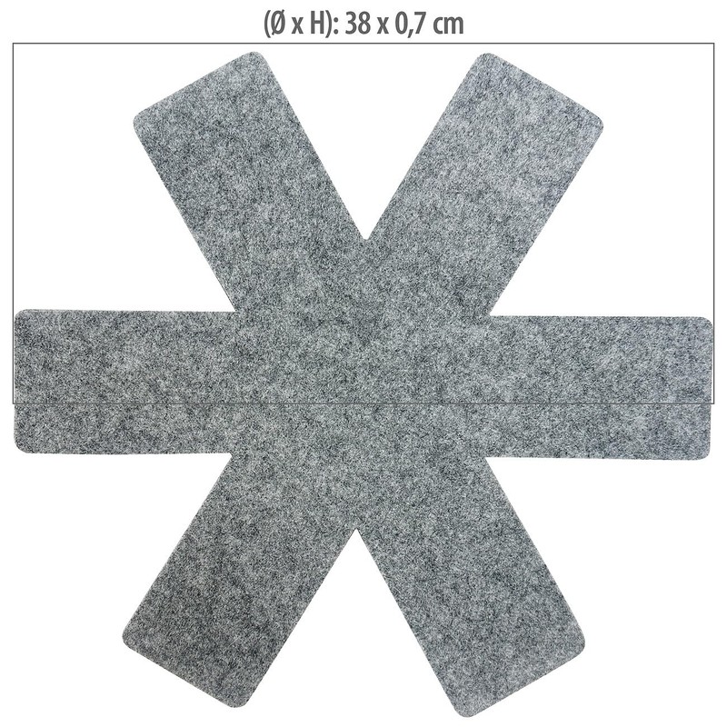 Rosenstein & Söhne Pot Mats: Set of 20 Felt Pan