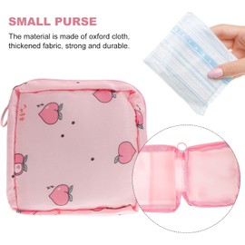 STAHAD Bolsa de Almacenamiento para Toallas Sanitarias Portátil para Tela Oxford 2 Piezas, Adecuado para Viaje y Uso en Interiores y Exteriores