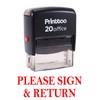 Printtoo Please Sign & Return Self Inking Rubber Stamp Office