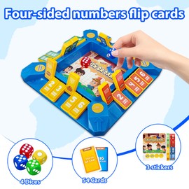 Board Games for Kids 2-4 Players Dice Game Truth or Dare Games Board Games Version Suitable for Family Activities That Enhance Children's Language Expression and Interaction Skills