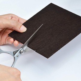 8 Pack - Brown Self Adhesive Square Furniture Felt Pad Surface Protector for Hardwood, Tile, Laminated Floor - Cut into Any Shape