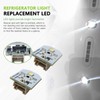 BUTITNOW WR55X11132 5Pcs Refrigerator Light Replacement LED Compatible for GE