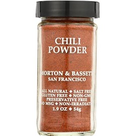 Morton & Bassett Chili Powder, All Natural, Salt Free, 1.9 Ounces (Pack Of 3)