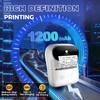 Phomemo M108 Etikettendrucker,Bluetooth Etikettendrucker Selbstklebend Thermo Etikettiergerät,Tragbarer Labeldrucker für Barcode,Einzelhandel,Büro,Kompatibel