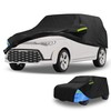Car Cover Waterproof All Weather 210D, UV Sun Rain Protection,