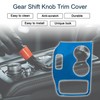 X AUTOHAUX ABS Gear Shift Knob Button Cover for Jeep