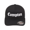 Mister Tee Herren Compton Flexfit Cap Kappen, Blk/Wht, L/XL