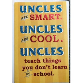 American Greetings Happy Birthday Best Cool Fun Great Tough  Smart Uncle American Greetings Card