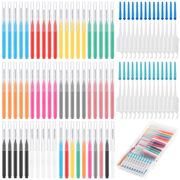 lanjue 355 Pieces Braces Flossers for Braces, Interdental Brush Soft