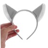 Gatuida 6pcs Plush Wolf Ears Headbands for Adults Jungle Animal