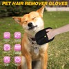 HNYYZL Reusable Pet Hair Removal Gloves, Electrostatic Pet Hair Remover,Dog