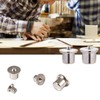 28 Pieces Wooden Dowel Centring Tips Set, Dowel Marker Set,
