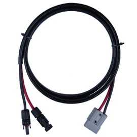Custom Cable Solar Connector to Anderson Plug. Customised Length, Wire Gauge. (6mm^2 Wire, 1m)