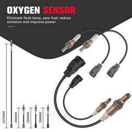 QIJIAUTO O2 Oxygen Sensor Compatible for Land for Rover Range for Rover Sport 2010-2013, Range for Rover 2010-2012, LR4 2010-2013, 5.0L, Upstream and Downstream, 4-PC Set