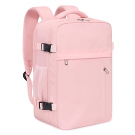 KIRFEIHT Cabin Bags 40x20x25 for Ryanair Underseat Carry-Ons Travel Backpack - Hand Luggage Backpack Cabin Bag Size 20L - Daypack School Bag with USB Port - Pink