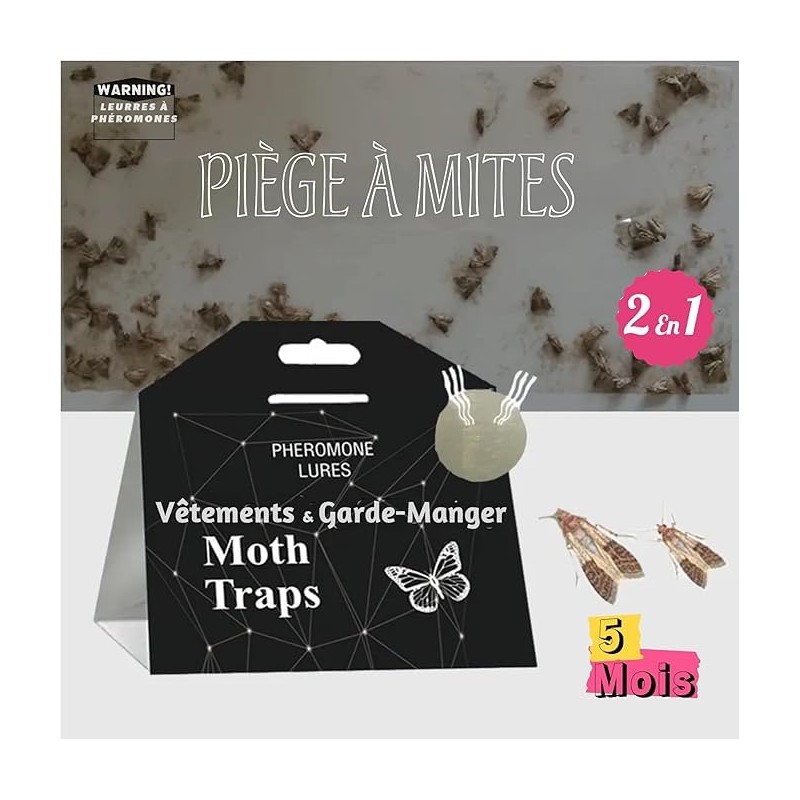 Générique Double Action Moth Trap - Food and Clothing -